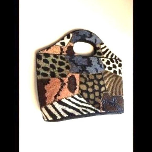 Beaded Handbag By Beverly Hills Bag Lady  Size 12" x 8" x 4"     NWT - Picture 8 of 10